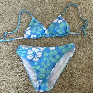 Girl bikini bathing suit + skirt cover up